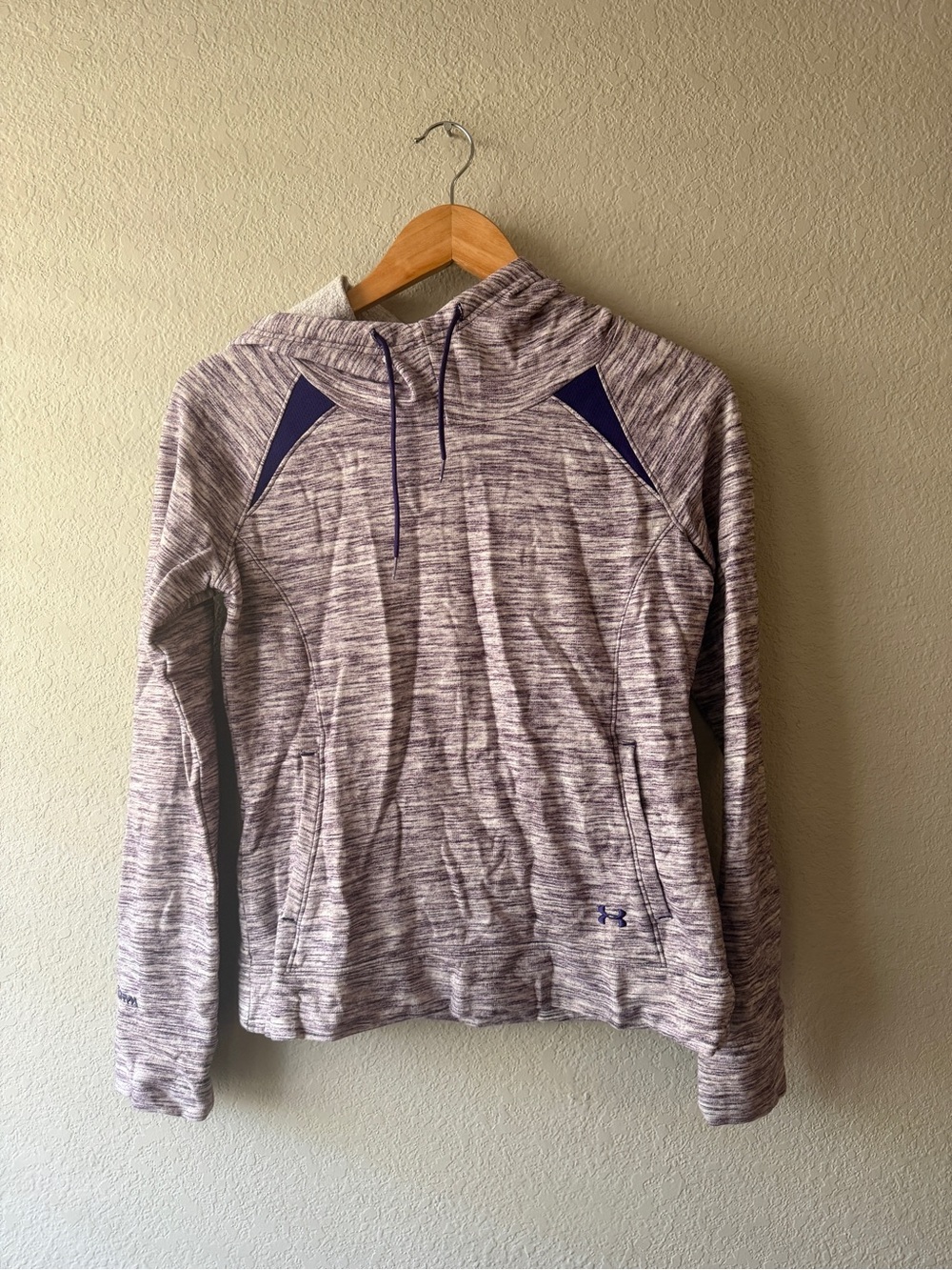 Under Armour Women’s Storm Heathered Purple Hoodie Small